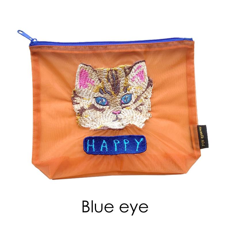 ナタリーレテ オーガンジー ポーチ 小物入れ 化粧ポーチ Nathalie Lete 横型 Organdy Pouch 大人可愛い 旅行用 猫 ネコ アニマル メール便OK |  | 14
