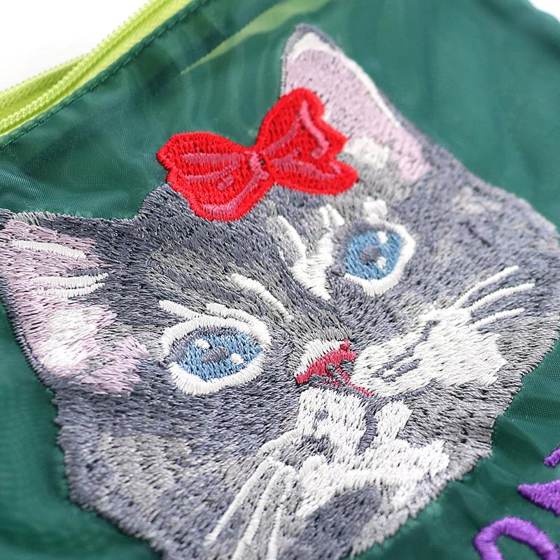 ナタリーレテ オーガンジー ポーチ 小物入れ 化粧ポーチ Nathalie Lete 横型 Organdy Pouch 大人可愛い 旅行用 猫 ネコ アニマル メール便OK |  | 04