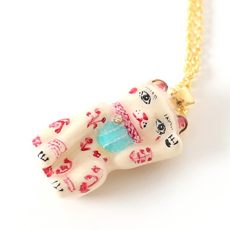 ナタリーレテ ネックレス Nathalie Lete Necklace アクセサリー おしゃれ 可愛い ハンドメイド 動物 ねこ ネコ 猫 うさぎ ウサギ 兎 ペンダント_4