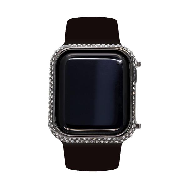 新作　アップルウォッチカスタムカバー　grabbed the Bezel applewatch カバー アップルウォッチ 保護ケース ラインストーン