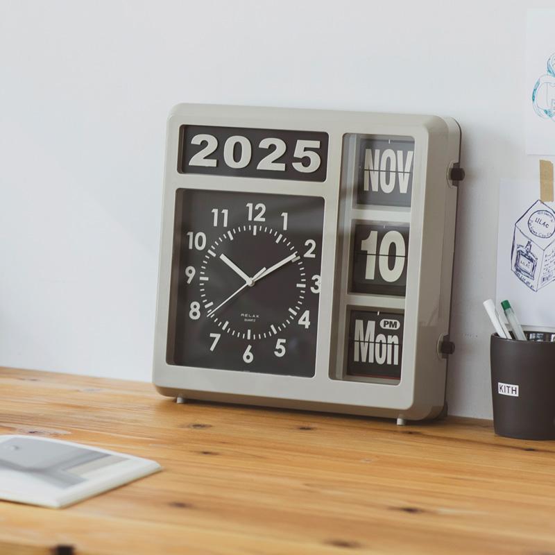 M3606 自動フリップカレンダー壁掛け オートカレンダー フリップクロック BIRTHDAY BAR フリップカレンダークロック : ZOZOTOWN Yahoo!店