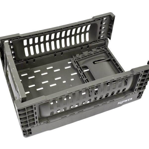 収納ケース 折りたたみ 〈SLOWER〉FOLDING CONTAINER Bask / コンテナ バスク [S] ボックス キッチン 脱衣所 おしゃれ | ブランド登録なし | 09