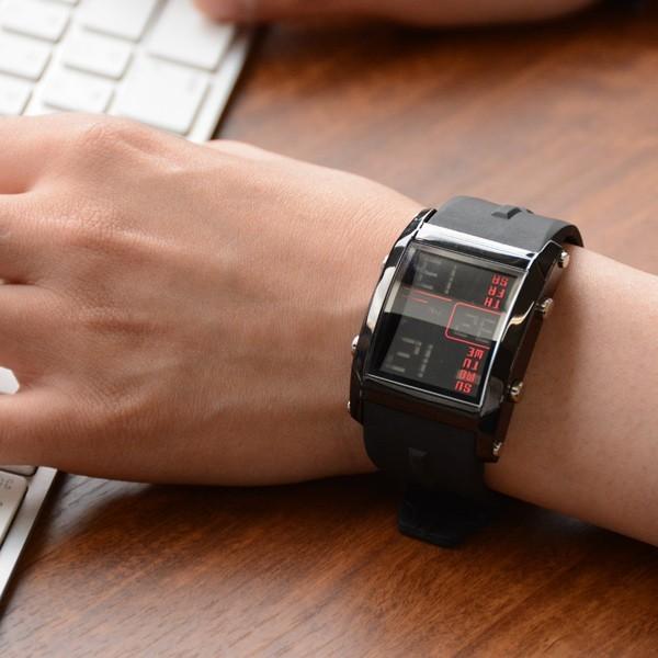 腕時計 メンズ腕時計 ブランド FrancTemps HUIT フランテンプス ユイット カジュアル デジタル ラバーベルト アウトドア 軽量 おしゃれ｜sincere-inc｜12