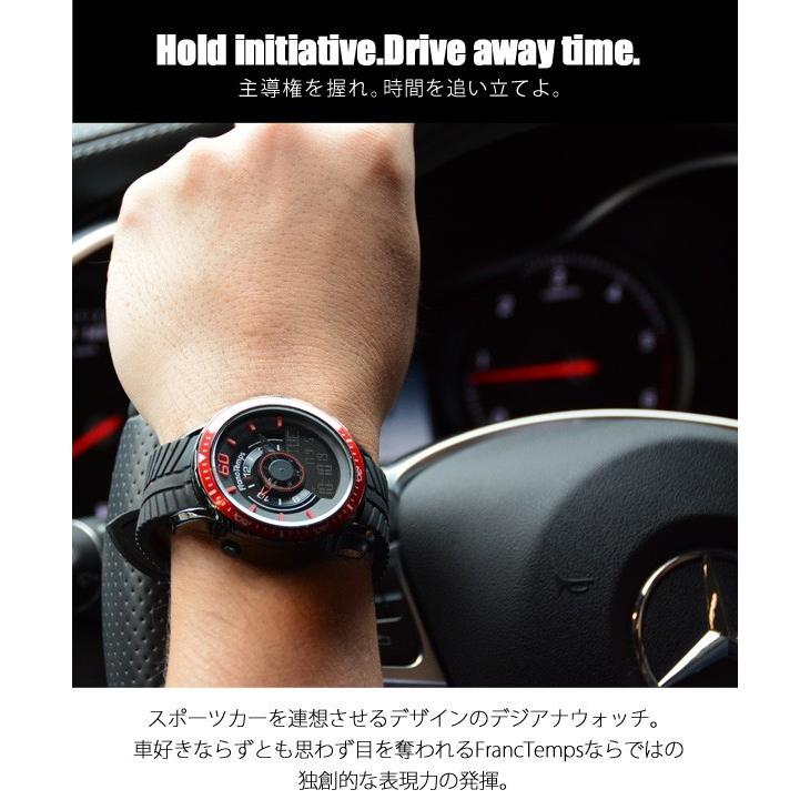 Franc Temps　レーシング2腕時計　グリーン Franc Tempsレーシング2腕時計グリーン