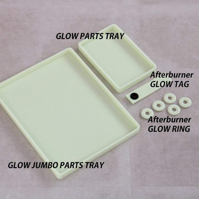 GLOW JUMBO PARTS TRAY グロー ジャンボ パーツ トレイ デスクトレー 蓄光 トレイ 夜光 発光 収納 防災 災害 停電 アウトドア 小物入れ 鍵置き メール便OK｜sincere-inc｜11