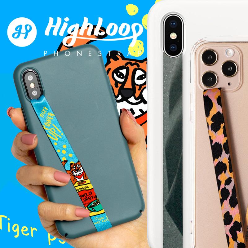 信頼 スマホ 落下防止 ストラップ バンド Highloop ハイループ フォンストラップ Iphone Android 携帯 おしゃれ 片手 韓国