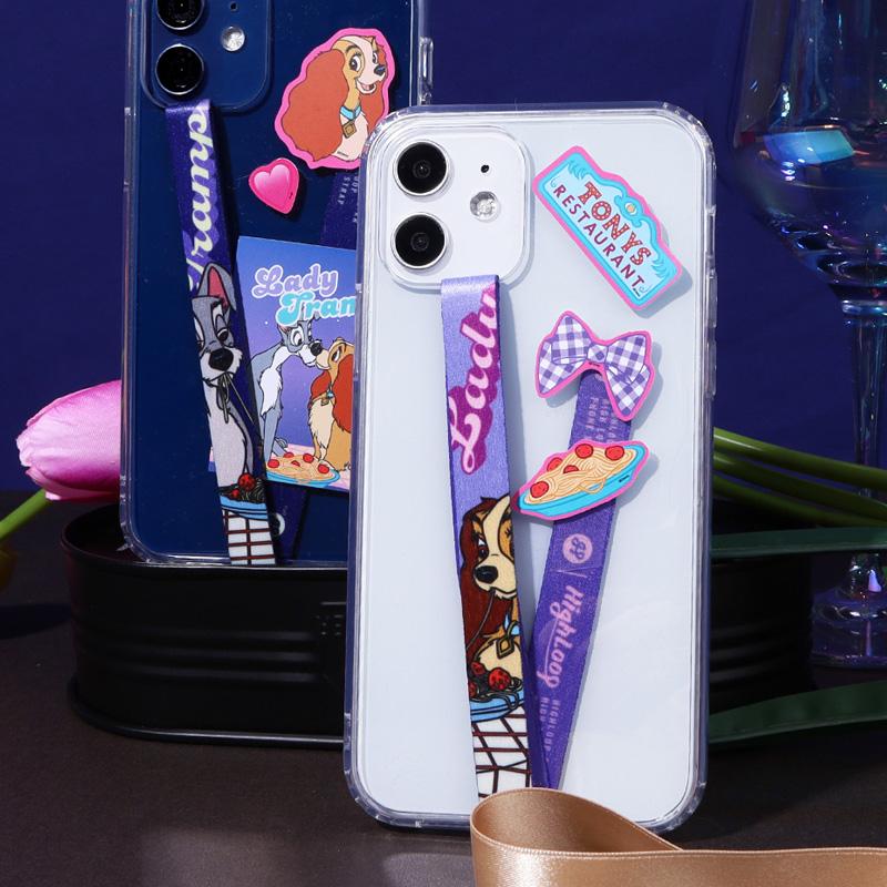 スマホ 落下防止 ストラップ バンド HighLoop ハイループ フォンストラップ ディズニー 2本セット iPhone android 携帯 おしゃれ 片手 韓国 メール便OK |  | 10