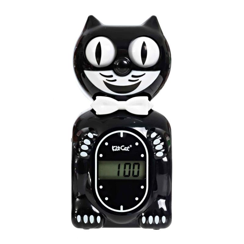 【新品】Kit-Cat Klock クラシックブラック 猫時計 USA製 正規品 キットキャットクロック キット キャット デジタルデスク