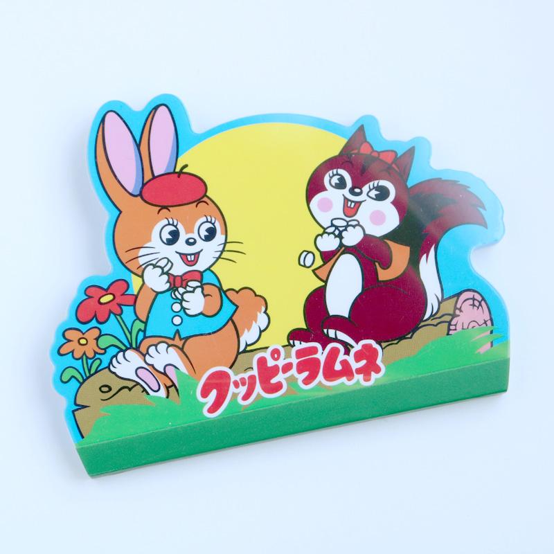 メモ帳 キャラクター ダイカットメモ クッピーラムネ メモパッド 文具