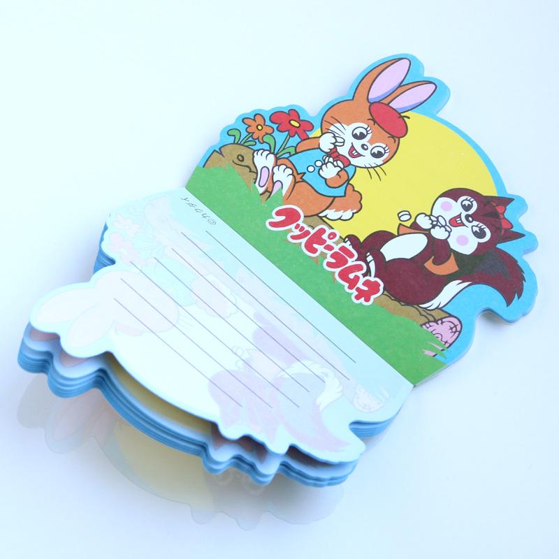 メモ帳 キャラクター ダイカットメモ クッピーラムネ メモパッド 文具