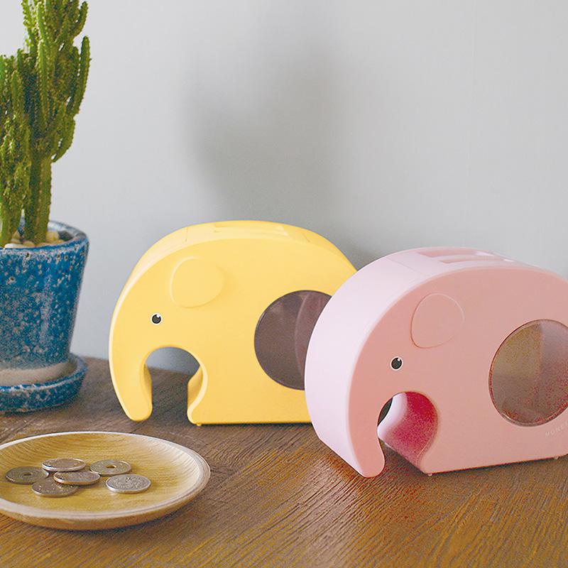 貯金箱 鍵付き 子供 500円玉 かわいい ララ Lala ゾウ 動物 10万円