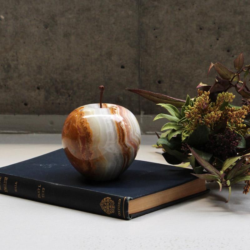 オブジェ ペーパーウェイト Marble Apple マーブルアップル Large