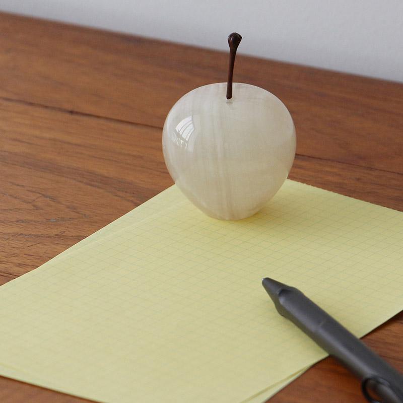 オブジェ ペーパーウェイト Marble Apple マーブルアップル Large