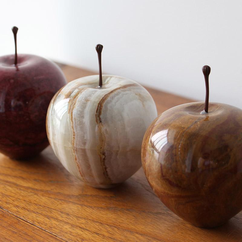 オブジェ ペーパーウェイト Marble Apple マーブルアップル Large
