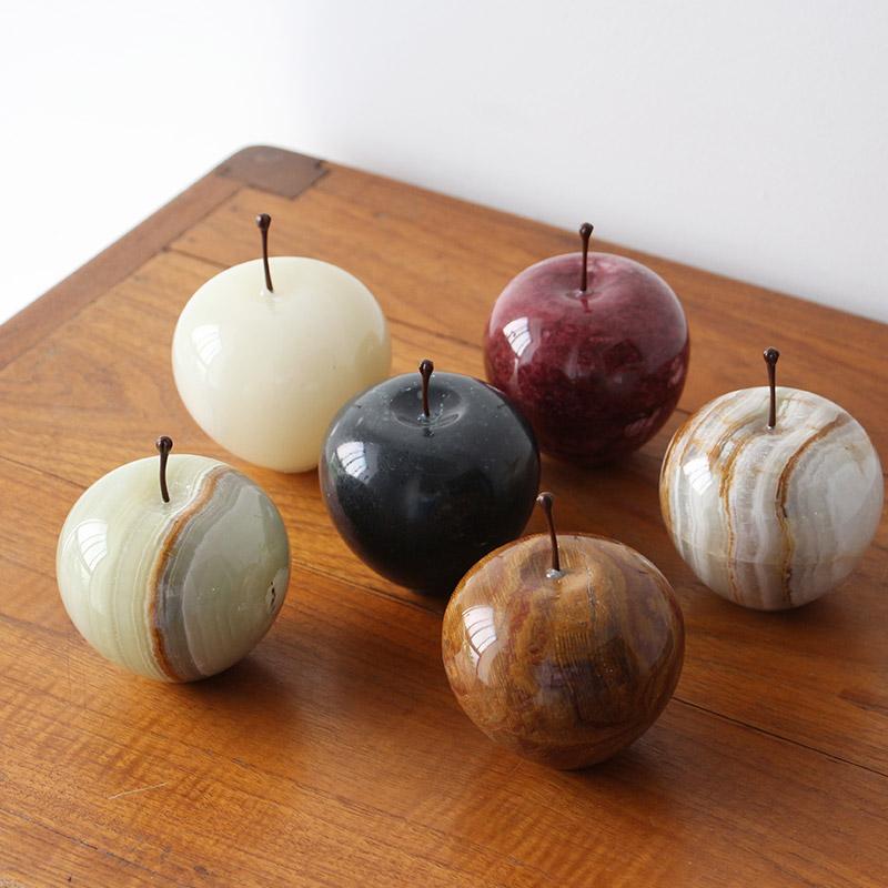 オブジェ ペーパーウェイト Marble Apple マーブルアップル Large