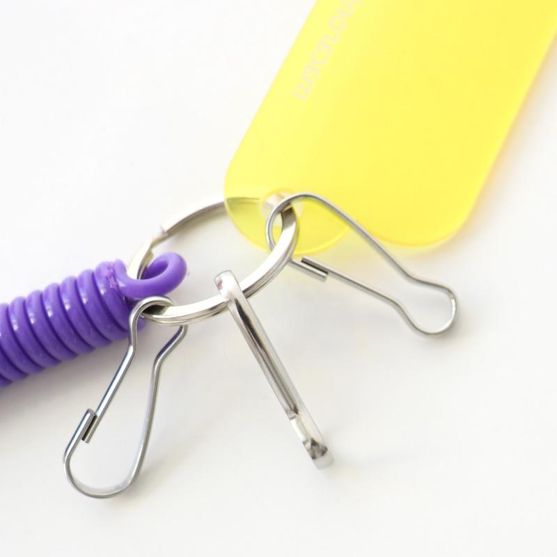 コイルキーチャーム マカロニエッジ macaroni edge キーホルダー