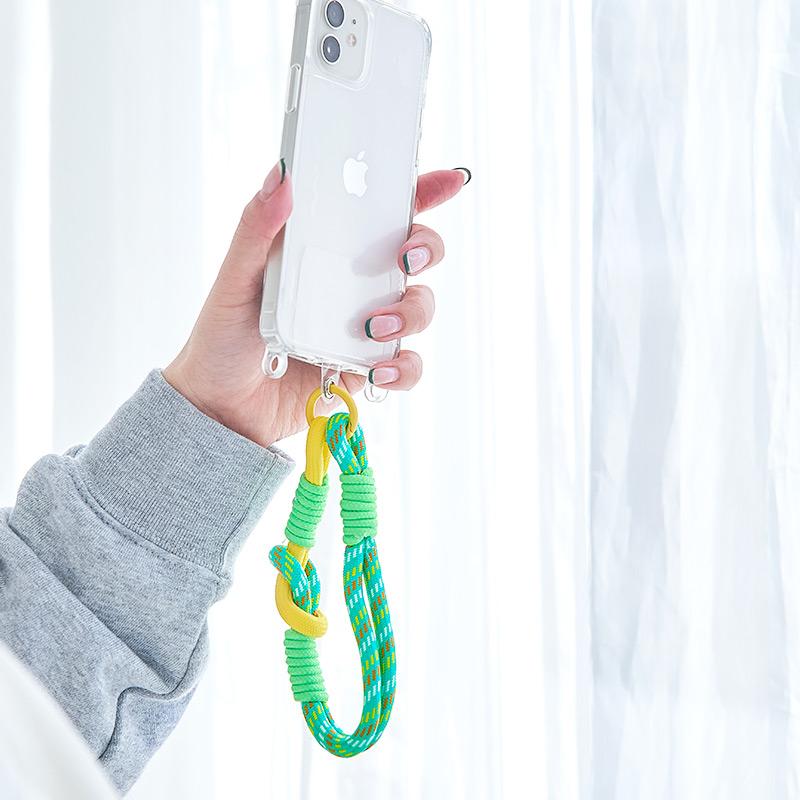 ハンドストラップ スマホ シッカー カラフル ショートストラップ