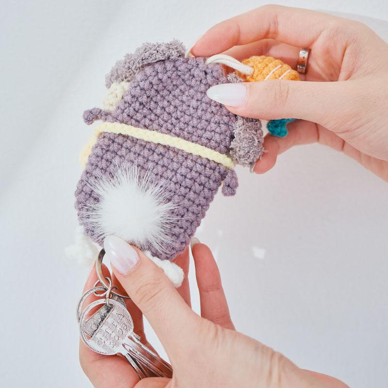 毛糸のマスコット ラビットキーケース 鍵 カバー キーカバー キャラクター 収納 マカロニエッジ macaroni edge 兎 うさぎ ウサギ かわいい メール便OK |  | 10