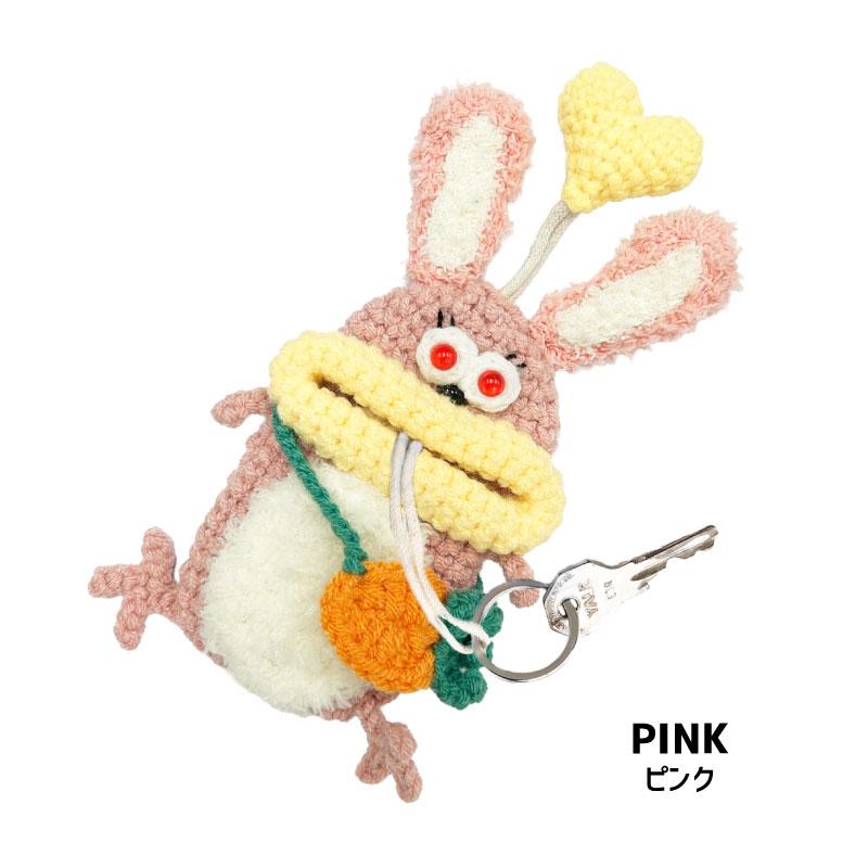 毛糸のマスコット ラビットキーケース 鍵 カバー キーカバー キャラクター 収納 マカロニエッジ macaroni edge 兎 うさぎ ウサギ かわいい メール便OK |  | 12