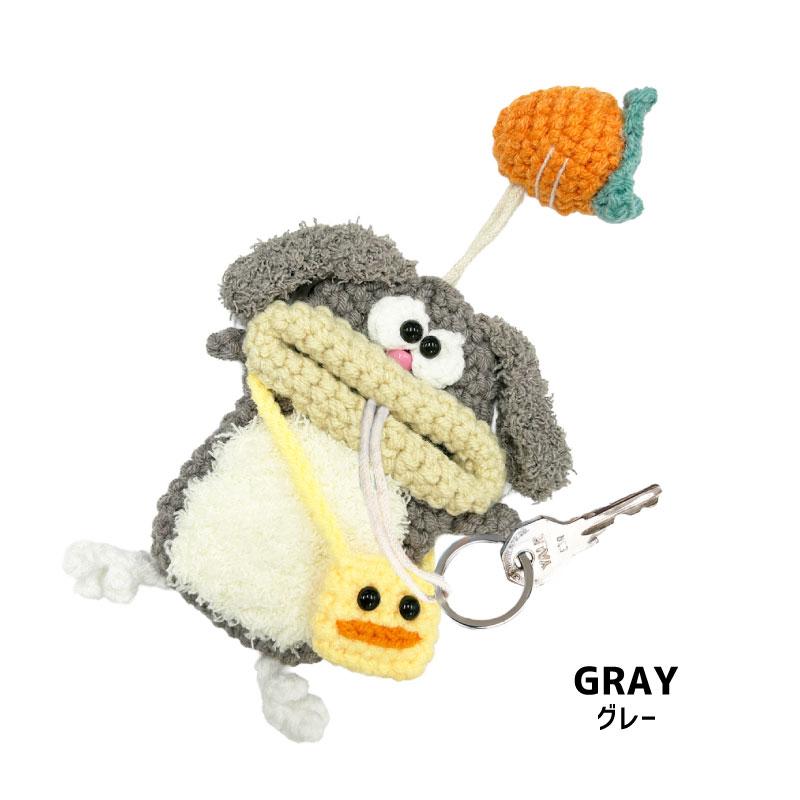 毛糸のマスコット ラビットキーケース 鍵 カバー キーカバー キャラクター 収納 マカロニエッジ macaroni edge 兎 うさぎ ウサギ かわいい メール便OK |  | 13