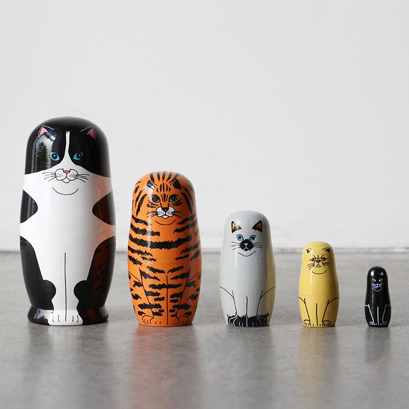 midori komatsu マトリョーシカ 27 MOMA?招き猫 犬 猫?動物 インテリア