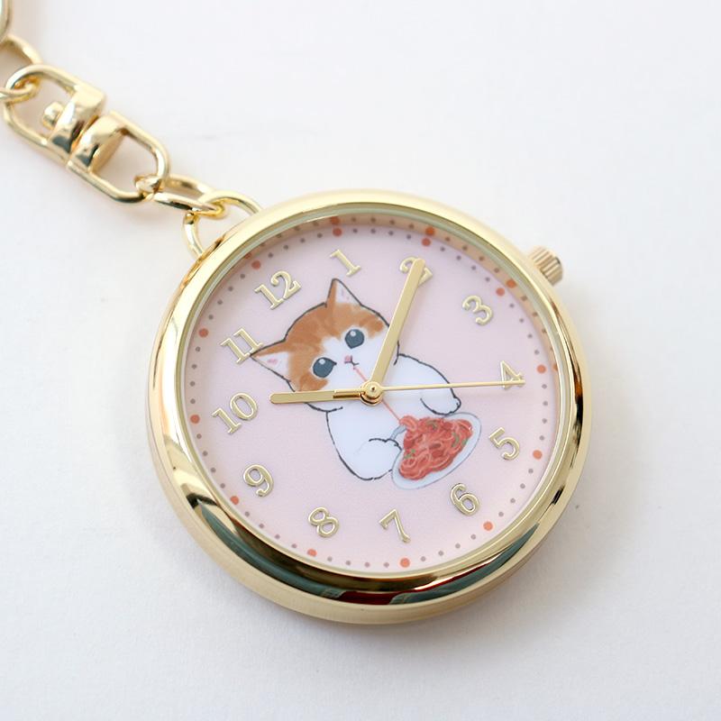 mofusand モフサンド チャーム付き キーチェーンウォッチ 時計 サメ