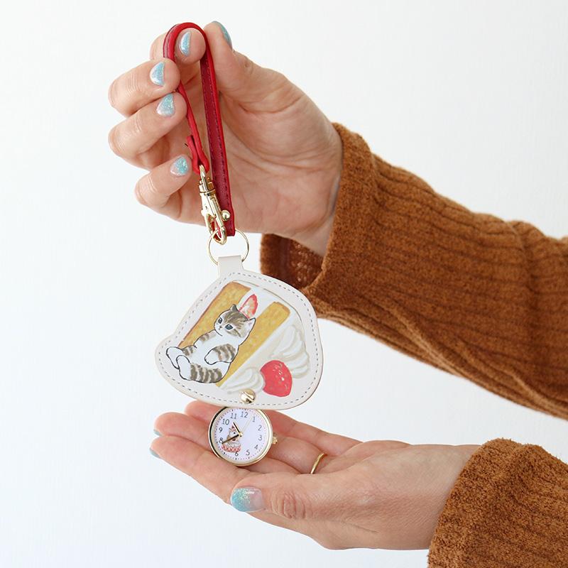 mofusand モフサンド ダイカット キーチェーンウォッチ 時計 サメ