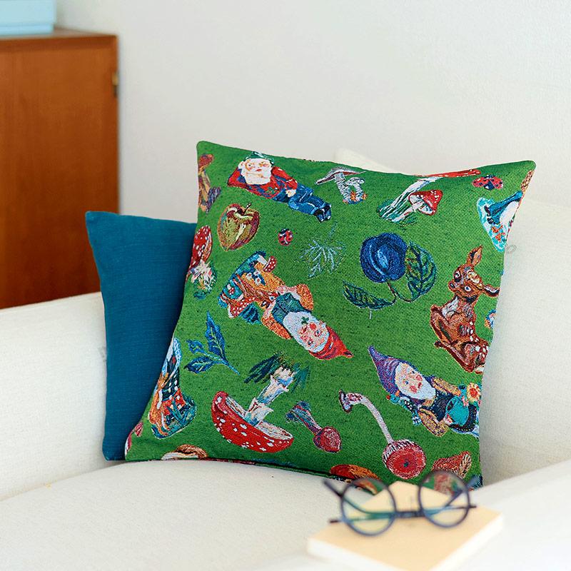 ナタリーレテ クッションカバー 45×45cm クッション 枕 背当て