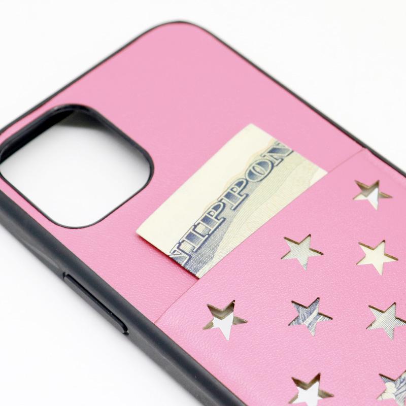 iPhone 12mini ケース スマホケース 背面収納 Neon Star Pocket Case