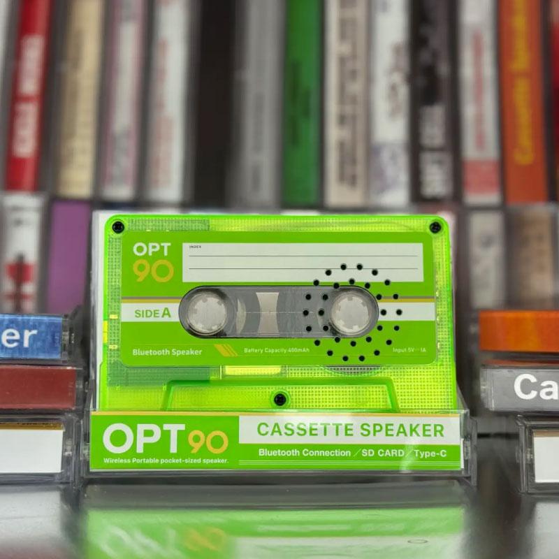 【公式】カセットテープ型スピーカー  Bluetoothスピーカー MP3プレーヤー opt90 Opt! オプト カセット MIXテープ レトロ インテリア |  | 10