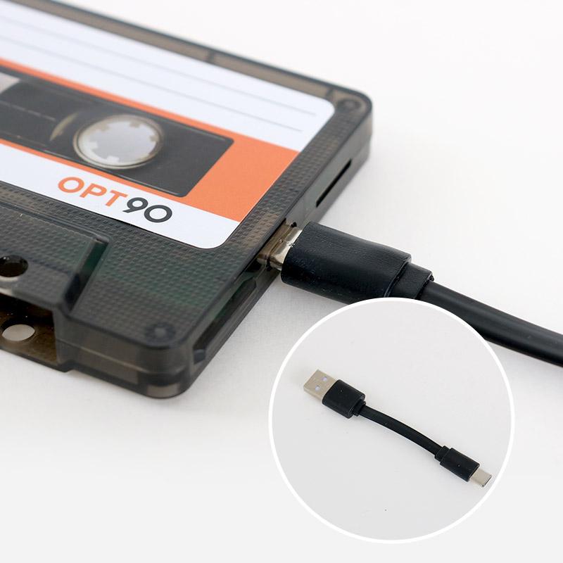 【公式】カセットテープ型スピーカー  Bluetoothスピーカー MP3プレーヤー opt90 Opt! オプト カセット MIXテープ レトロ インテリア |  | 06