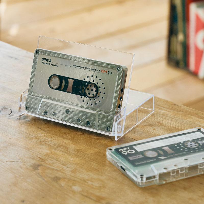 【公式】カセットテープ型スピーカー  Bluetoothスピーカー MP3プレーヤー opt90 Opt! オプト カセット MIXテープ レトロ インテリア |  | 07