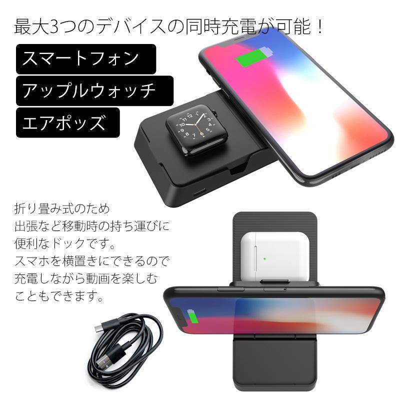 充電器 ワイヤレス スマホ iPhone ワイヤレスチャージャードック RELAX