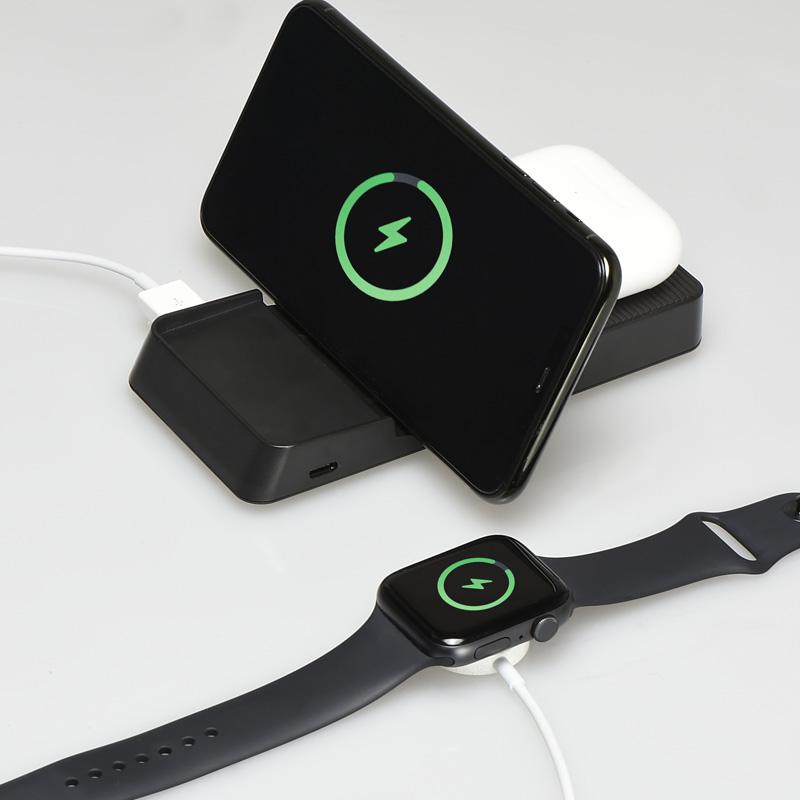 充電器 ワイヤレス スマホ iPhone ワイヤレスチャージャードック RELAX