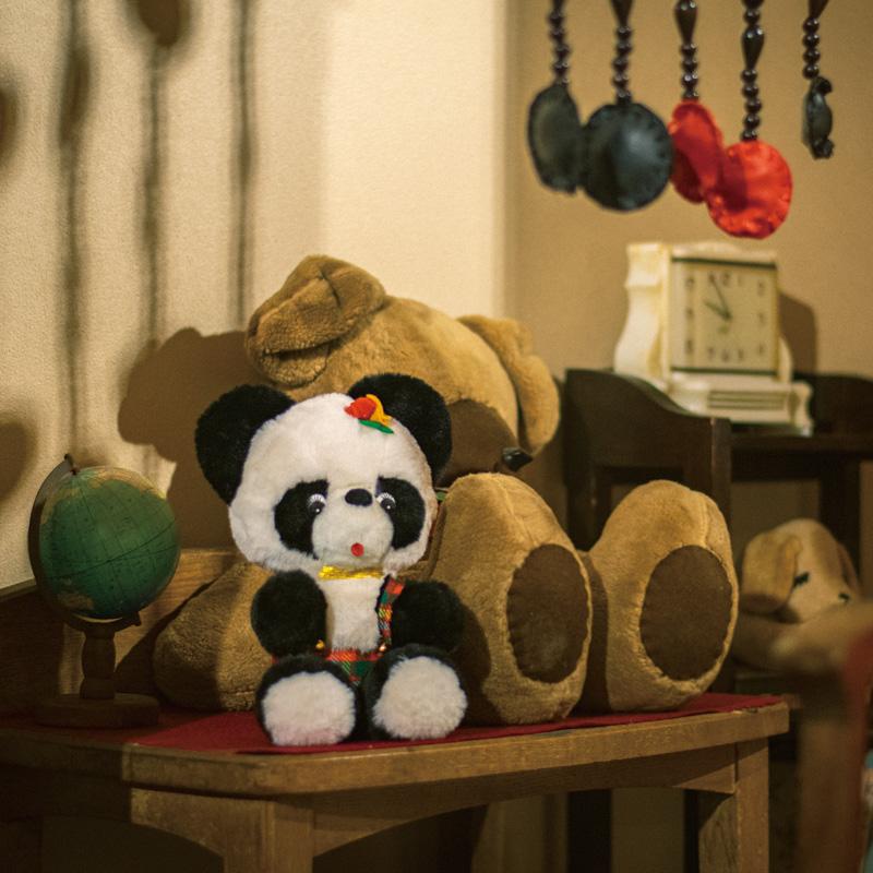 吉徳 レトロぬいぐるみ これくしょん 座りパンダ 180611 昭和レトロ