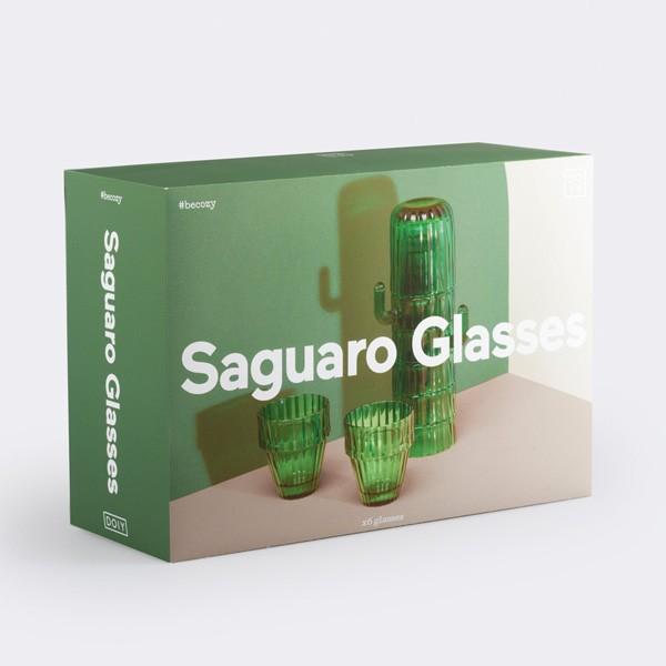サワログラス 6個セット Saguaro Glasses DOIY コップ グラスセット