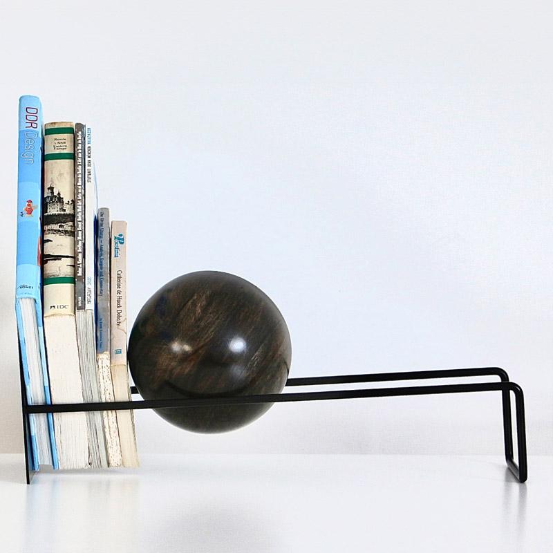 スロープ ブックエンド SLOPE BOOK END HERE 本立て 本 レコード 天然