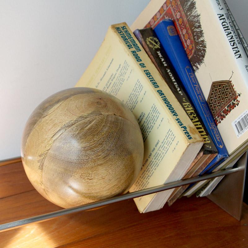 スロープ ブックエンド SLOPE BOOK END HERE 本立て 本 レコード 天然