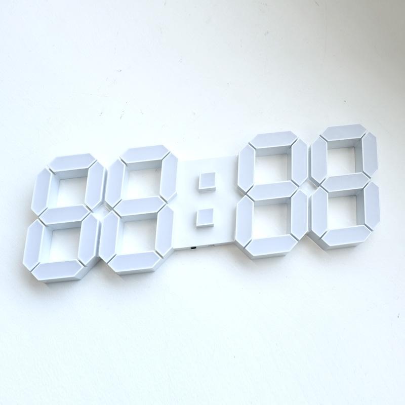 値下げ5,980円→4,980円＞デジタル時計 壁掛け 時計 LED セグロック