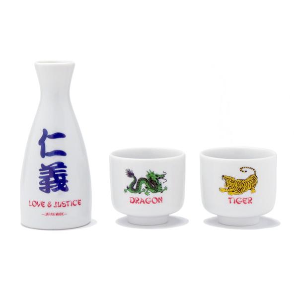 T&D SAKESET タイガー＆ドラゴン 酒器セット 日本酒 徳利 おちょこ
