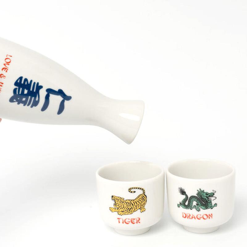 T&D SAKESET タイガー＆ドラゴン 酒器セット 日本酒 徳利 おちょこ