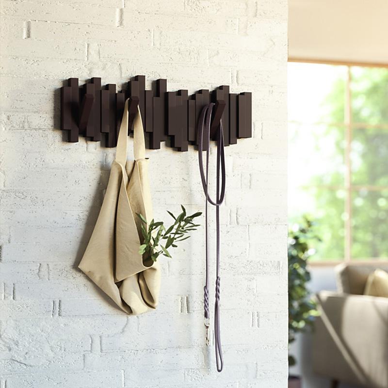 コートハンガー 壁掛け フック ウォール ハンガー アンブラ スティックス マルチフック 5連 Umbra STICKS MULTI HOOKS 折り畳み シンプル インテリア |  | 08