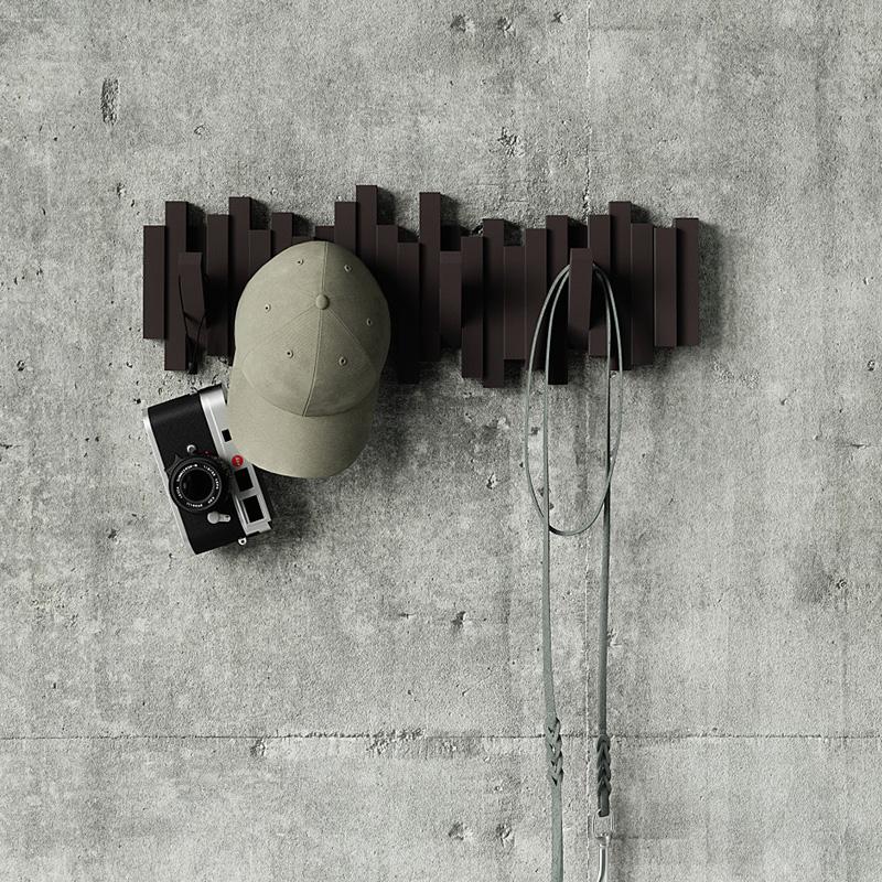 コートハンガー 壁掛け フック ウォール ハンガー アンブラ スティックス マルチフック 5連 Umbra STICKS MULTI HOOKS 折り畳み シンプル インテリア |  | 09