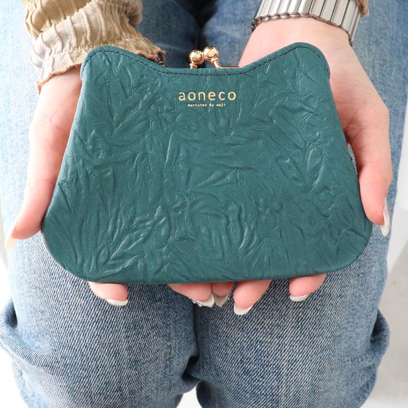 aoneco アオネコ がま口 ミニ ウォレット [an002] 保護猫 保護ネコ 