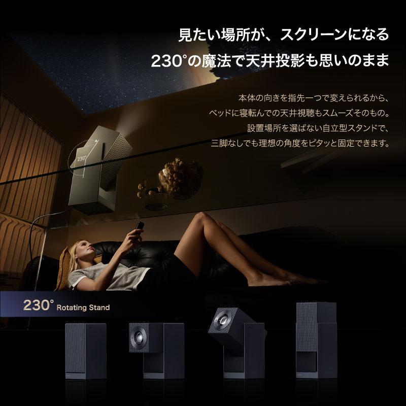 プロジェクター 家庭用 小型 天井投影 Wanbo Cube 2 Pro Android TV