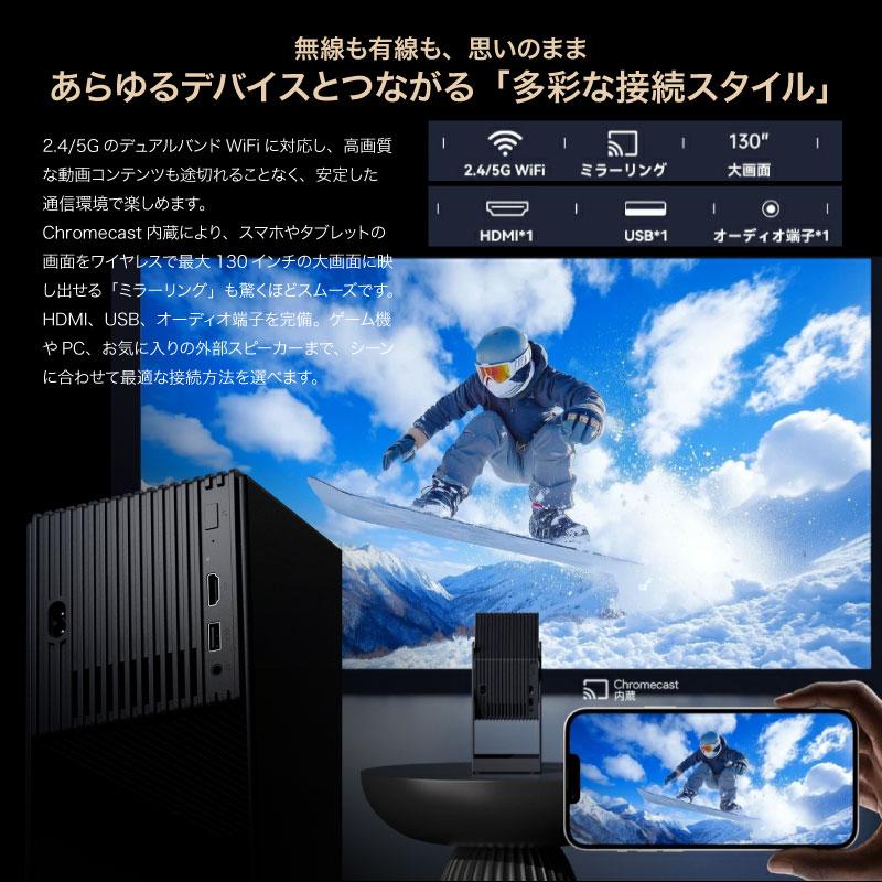正規品】プロジェクター 家庭用 小型 天井投影 Wanbo Cube 2 Pro