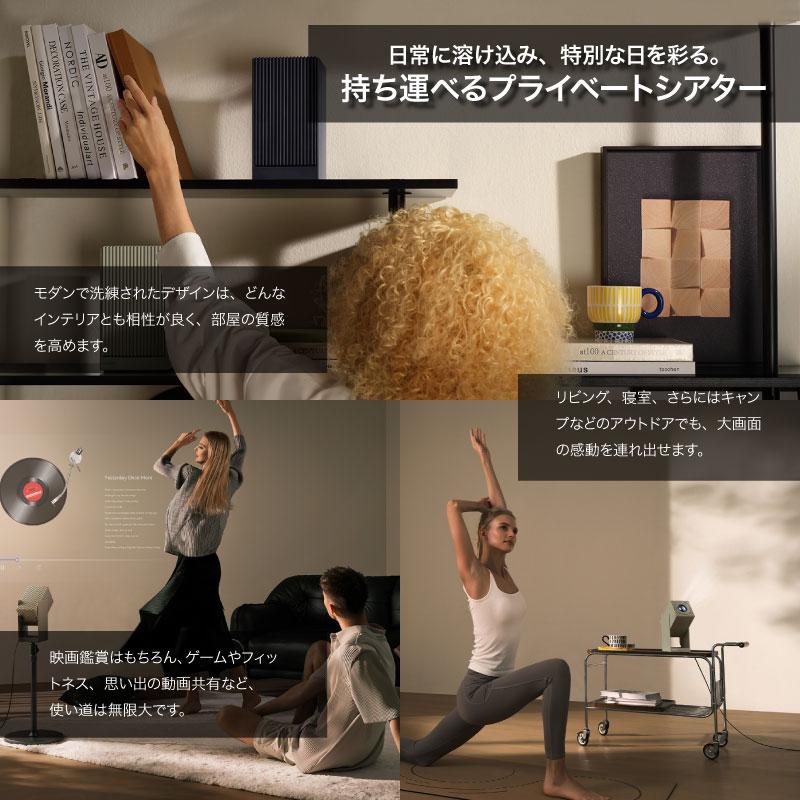 正規品】プロジェクター 家庭用 小型 天井投影 Wanbo Cube 2 Pro