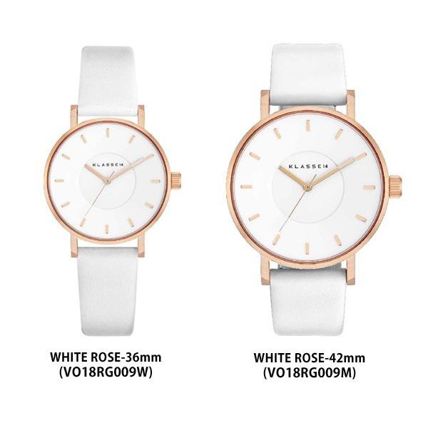 KLASSE14 ホワイトレザーアナログ時計 KLASSE14 クラス14 正規品 腕時計 レディース メンズ wrleather