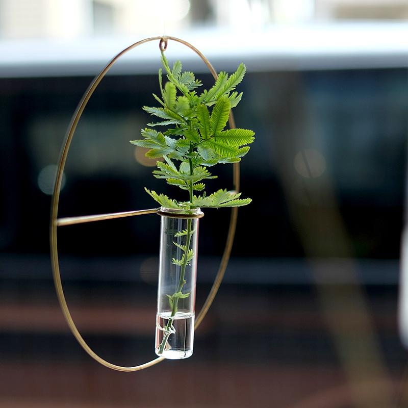 フラワーベース おしゃれ アイアン 試験管 花瓶 一輪挿し PIKE wall