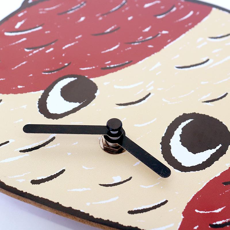 新品　山鳩舎　ダイカット クロック　moco　壁掛け時計　犬　いぬ　イヌ ダイカットクロック 時計 掛け時計 壁掛け時計 山鳩舎 みやぎ